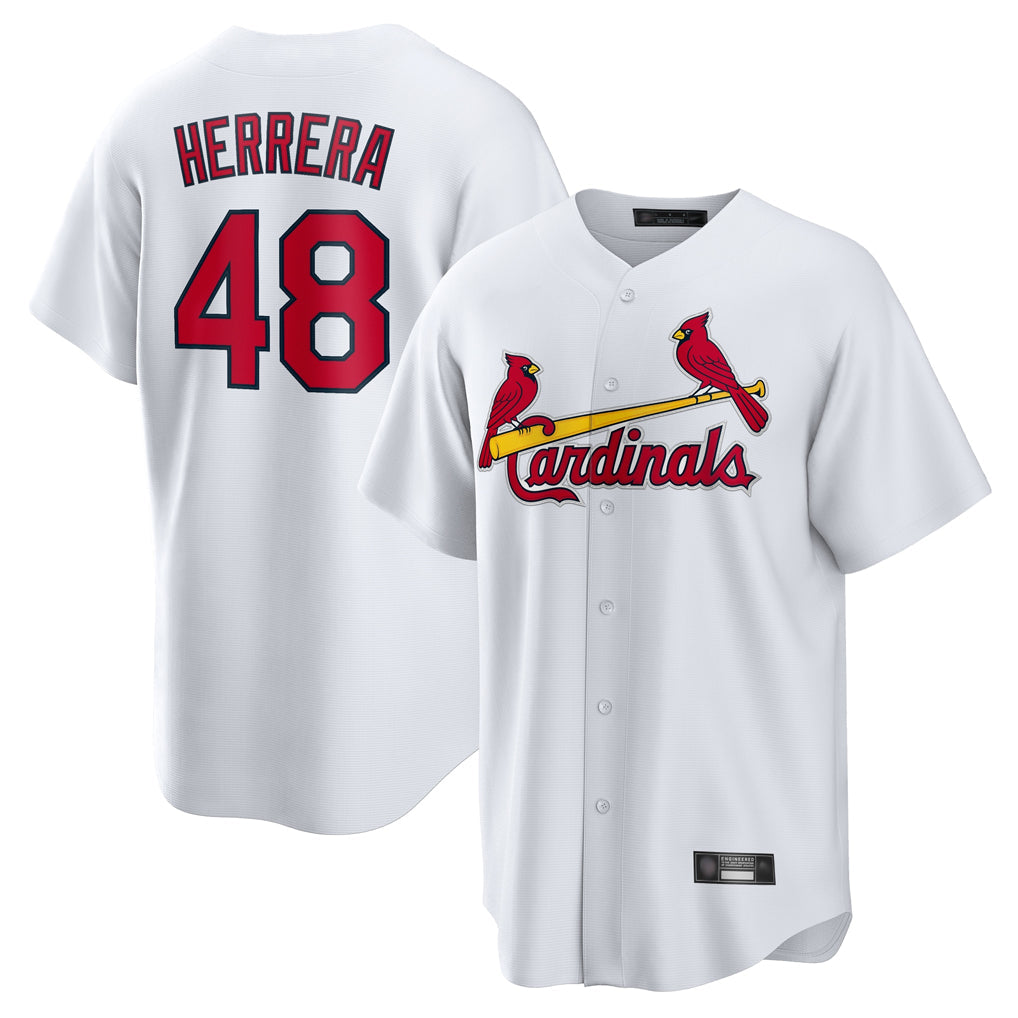 St. Louis Cardinals #48 Ivan Herrera Player White Home Game Stitched Jerseys