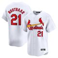 St. Louis Cardinals #21 Lars Nootbaar Player White Home Limited Stitched Jerseys