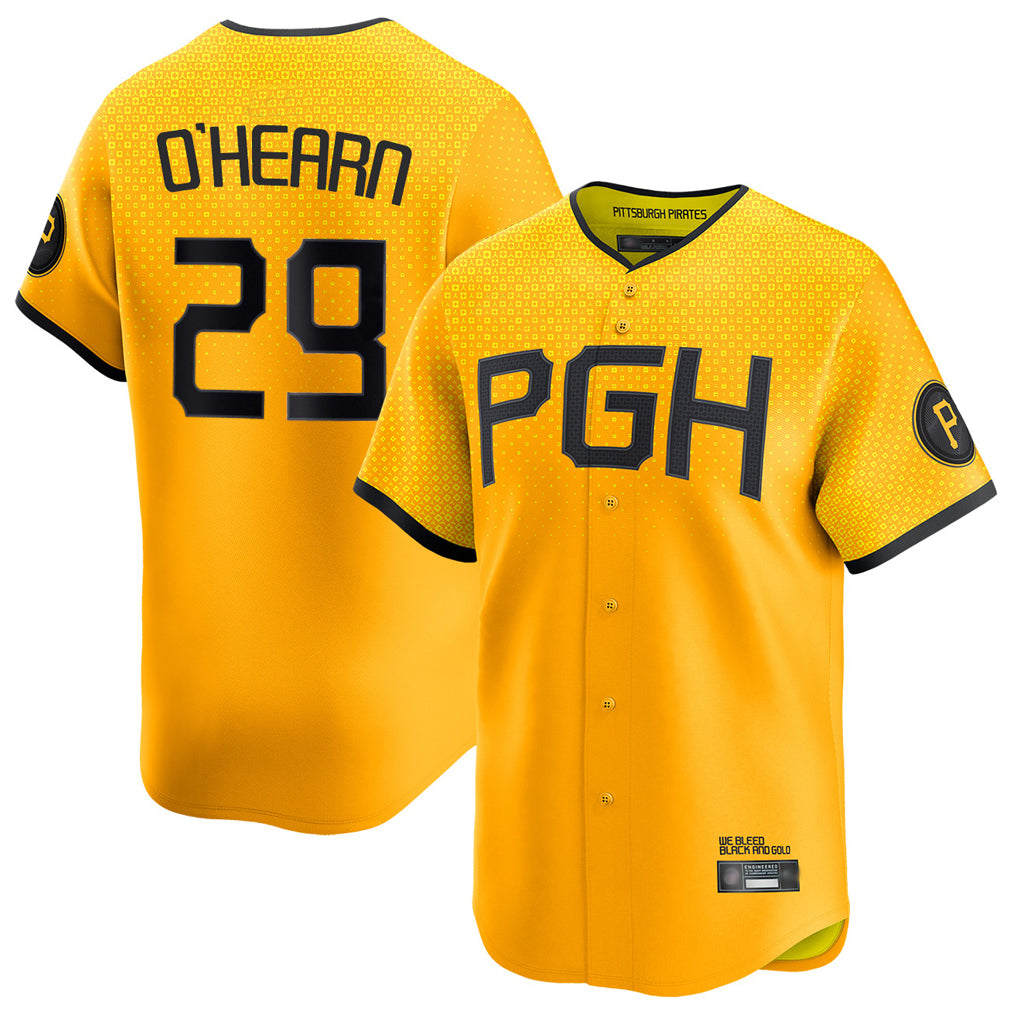 P.Pirates #29 Ryan O¡¯Hearn Player Gold City Connect Home Limited Gdoa Stitched Jerseys