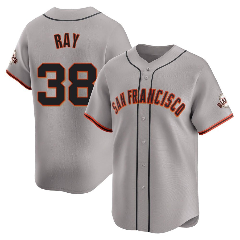 SF.Giants #38 Robbie Ray Player Gray Home Limited Stitched Jerseys