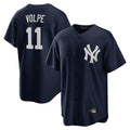 NY.Yankees #11 Anthony Volpe Player Navy Game Gdoa Stitched Jerseys