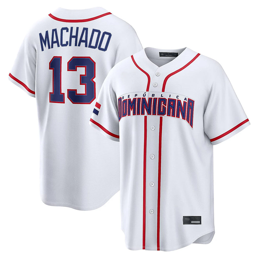 S.Diego Padres #13 Manny Machado Player White 2026 World Classic Home Limited Stitched Jerseys