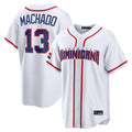S.Diego Padres #13 Manny Machado Player White 2026 World Classic Home Limited Stitched Jerseys