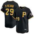 P.Pirates #29 Ryan O'Hearn Player Black Alternate Limited Game Stitched Jerseys
