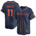 H.Astros #11 Cam Smith Player Navy City Connect Home Limited Gdoa Stitched Jerseys