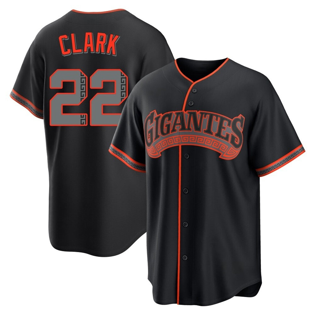 SF.Giants #22 Will Clark Player Black Alternate Limited Stitched Jerseys