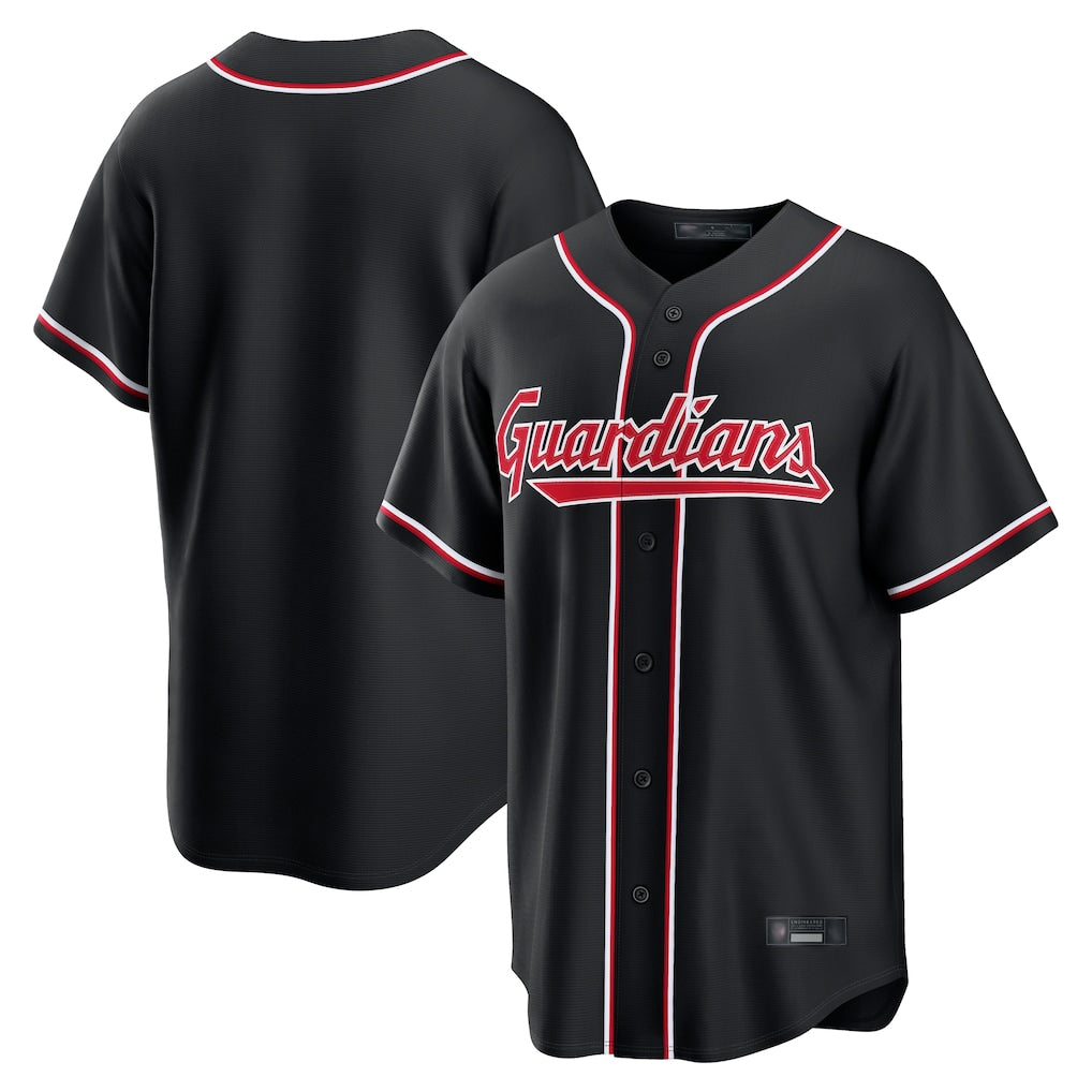 C.Guardians ## Guardians Blank Player Black Fashion Out Home Game Gdoa Stitched Jerseys