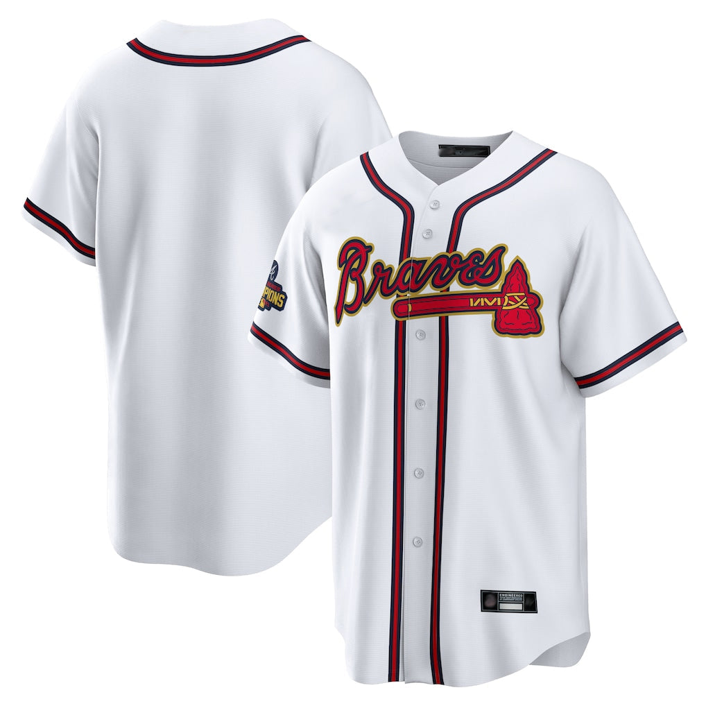 A.Braves ## Braves Blank Player White Gold Home Game Gdoa Stitched Jerseys