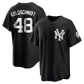 NY.Yankees #48 Paul Goldschmidt Player Black Game Stitched Jerseys