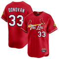 St. Louis Cardinals #33 Brendan Donovan Player Red City Connect Limited Gdoa Stitched Jerseys