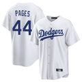 LA.Dodgers #44 Andy Pages Player White Game Home Gdoa Stitched Jerseys