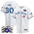 T.Blue Jays #30 Alejandro Kirk Player White 2025 American League All Gdoa Stitched Jerseys