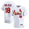St. Louis Cardinals #18 Jordan Walker Player White Home Limited Stitched Jerseys