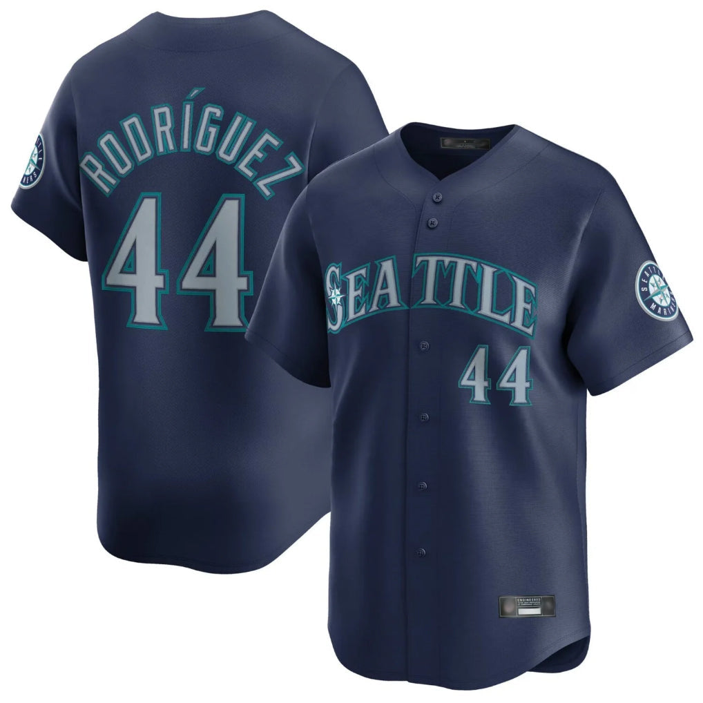 S.Mariners #44 Julio Rodriguez Player Navy Home Limited Stitched Jerseys