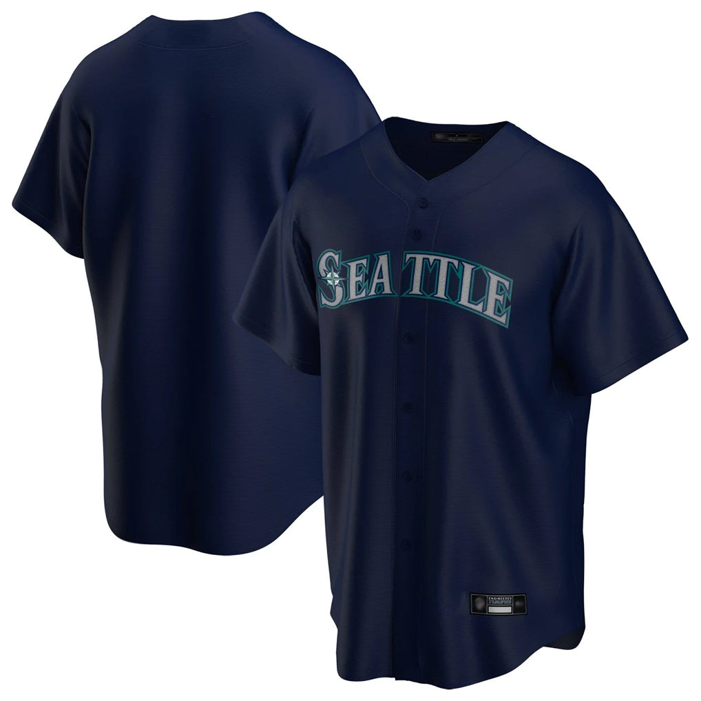 S.Mariners ## Mariners Blank Player Navy Home Game Stitched Jerseys