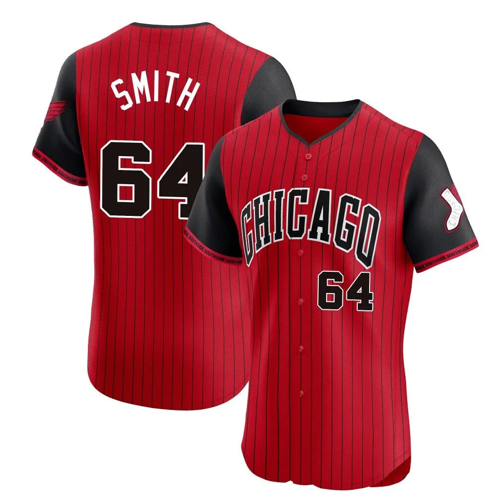 C.White Sox #64 Shane Smith Player Red City Connect Limited Elite Home Gdoa Stitched Jerseys