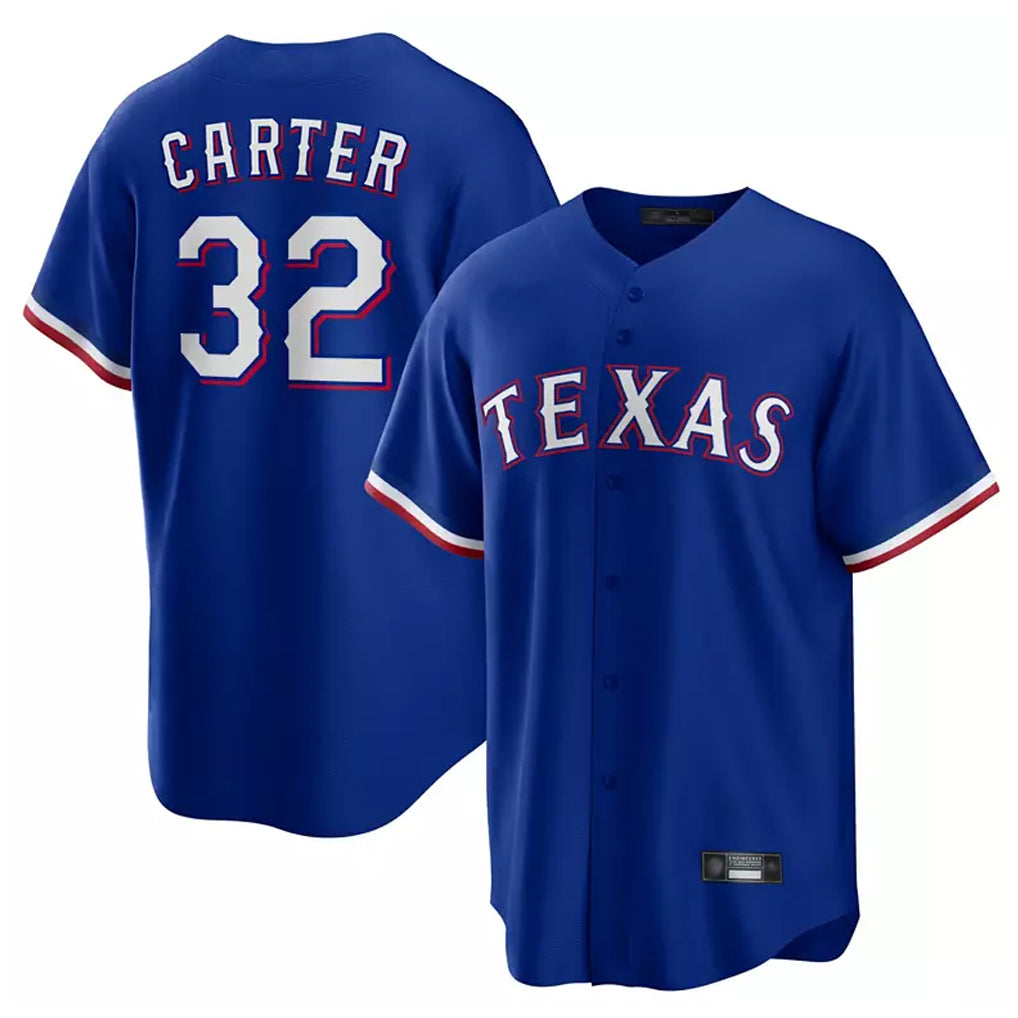 T.Rangers #32 Evan Carter Player Royal Home Limited Stitched Jerseys