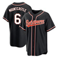 B.Orioles #6 Ryan Mountcastle Player Black Out Home Game Gdoa Stitched Jerseys