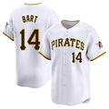 P.Pirates #14 Joey Bart Player White Home Limited Stitched Jerseys