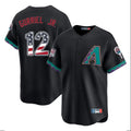 A.Diamondbacks #12 Lourdes Gurriel Jr Player Black USA 250 Fourth of July Home Game Gdoa250Ys Stitched Jerseys