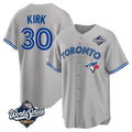 T.Blue Jays #30 Alejandro Kirk Player Gray 2025 World Series Limited Stitched Jerseys
