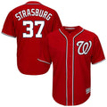 W.Nationals #37 Stephen Strasburg Player Red Cool Alternate Player Gdoa Stitched Jerseys