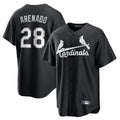 St. Louis Cardinals #28 Nolan Arenado Player Black City Connect Home Limited Stitched Jerseys