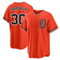 D.Tigers #30 Kerry Carpenter Player Orange Home Game Gdoa Stitched Jerseys