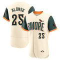 B.Orioles #25 Pete Alonso Player Cream 2026 City Connect Limited Elite Home Game Gdoa Stitched Jerseys