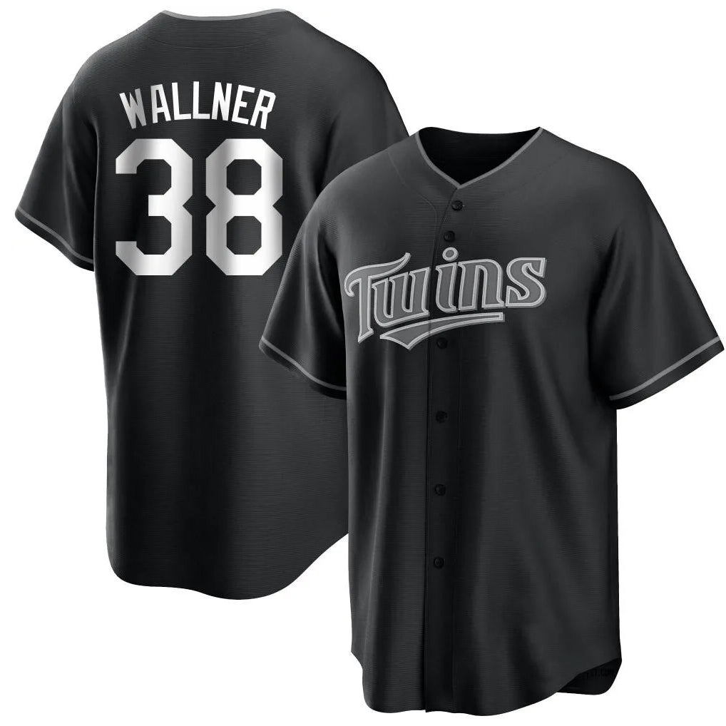 M.Twins #38 Matt Wallner Player Black Home Game Gdoa Stitched Jerseys