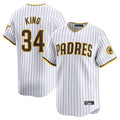 S.Diego Padres #34 Michael King Player White Home Limited Stitched Jerseys