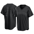 KC.Royals #28 Kyle Isbel Player Black Fashion Game Gdoa Stitched Jerseys