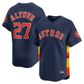 H.Astros #21 Yainer Diaz Player Navy Home Limited Gdoa Stitched Jerseys