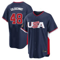 NY.Yankees #48 Paul Goldschmidt Player Navy USA 2026 World Classic Limited Game Stitched Jerseys