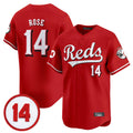 C.Reds #14 Pete Rose Player Red Vapor Premier Limited Home Gdoa Stitched Jerseys