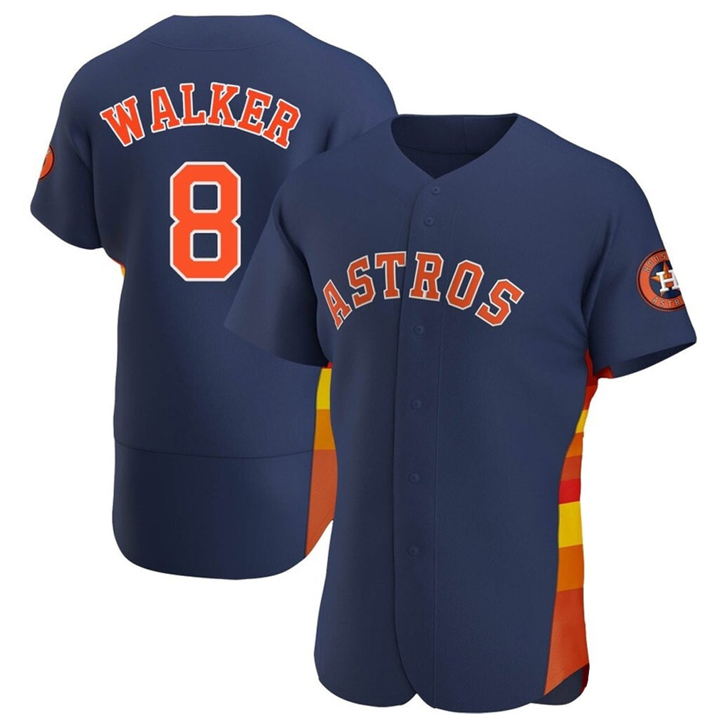 H.Astros #8 Christian Walker Player Navy Home Limited Elite Gdoa Stitched Jerseys