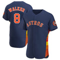 H.Astros #8 Christian Walker Player Navy Home Limited Elite Gdoa Stitched Jerseys