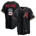 A.Diamondbacks #8 James McCann Player Black USA 250 Fourth of July Game Home Gdoa250Ys Stitched Jerseys