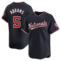 W.Nationals #5 CJ Abrams Player Navy Blue Replica Stitched Jerseys