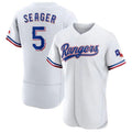 T.Rangers #5 Corey Seager Player White Home Limited Elite Gdoa Stitched Jerseys