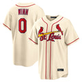 St. Louis Cardinals #0 Masyn Winn Player Cream Home Game Gdoa Stitched Jerseys