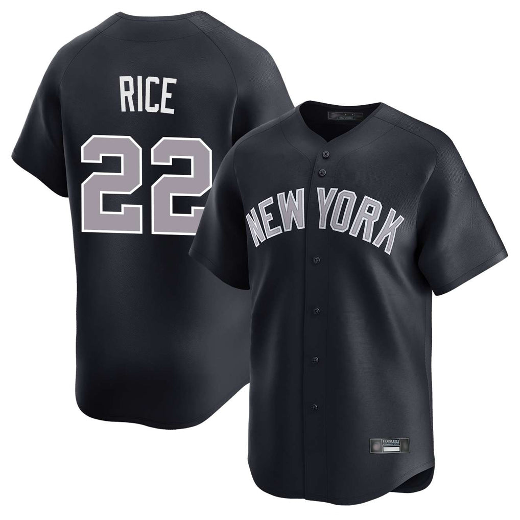 NY.Yankees #22 Ben Rice Player Navy Limited Home Gdoa Stitched Jerseys