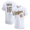 LA.Dodgers #16 Will Smith Player Gold Limited Elite Home Gdoa Stitched Jerseys