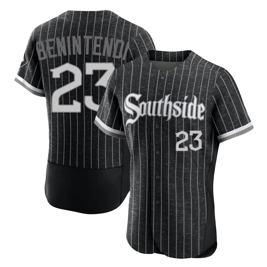 C.White Sox #23 Andrew Benintendi Player Black City Connect Limited Elite Home Gdoa Stitched Jerseys