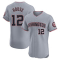W.Nationals #12 Brady House Player Gray City Connect Elite Alternate Stitched Jerseys