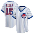 C.Cubs #15 Carson Kelly Player White T-shirt Cooperstown Collection Limited Gdoa Stitched Jerseys
