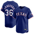 T.Rangers #36 Wyatt Langford Player Royal Home Limited Stitched Jerseys