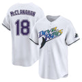 T.Bay Rays #18 Shane McClanahan Player White City Connect Home Stitched Jerseys