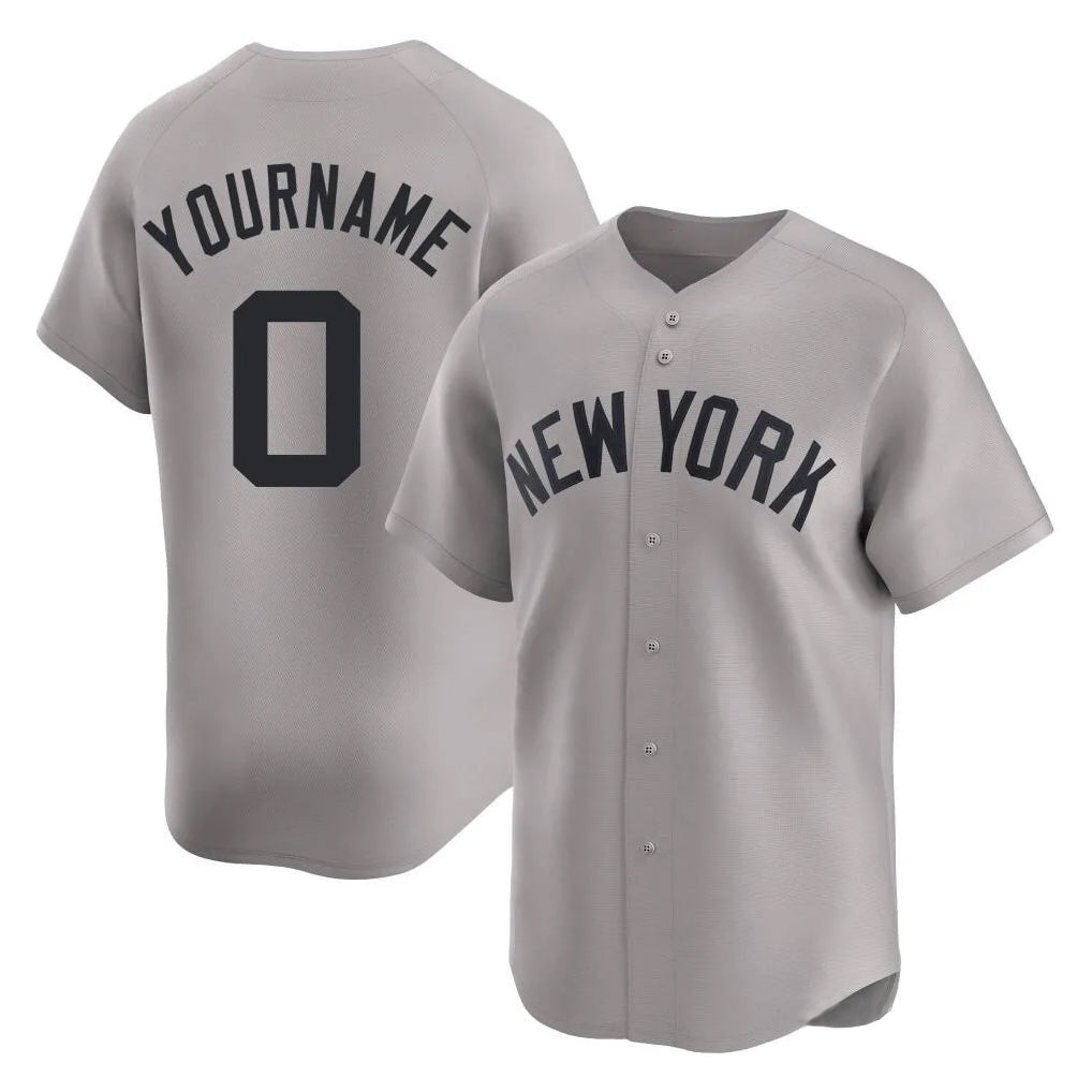 NY.Yankees #0 Marcus Stroman Player Gray Limited Home Stitched Jerseys