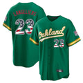 Athletics #23 Shea Langeliers Player Kelly Green USA 250 Fourth of July Home Game Gdoa250Ys Stitched Jerseys